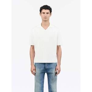 NEW TIGER OF SWEDEN maelon short sleeve polo shirt in summer snow
